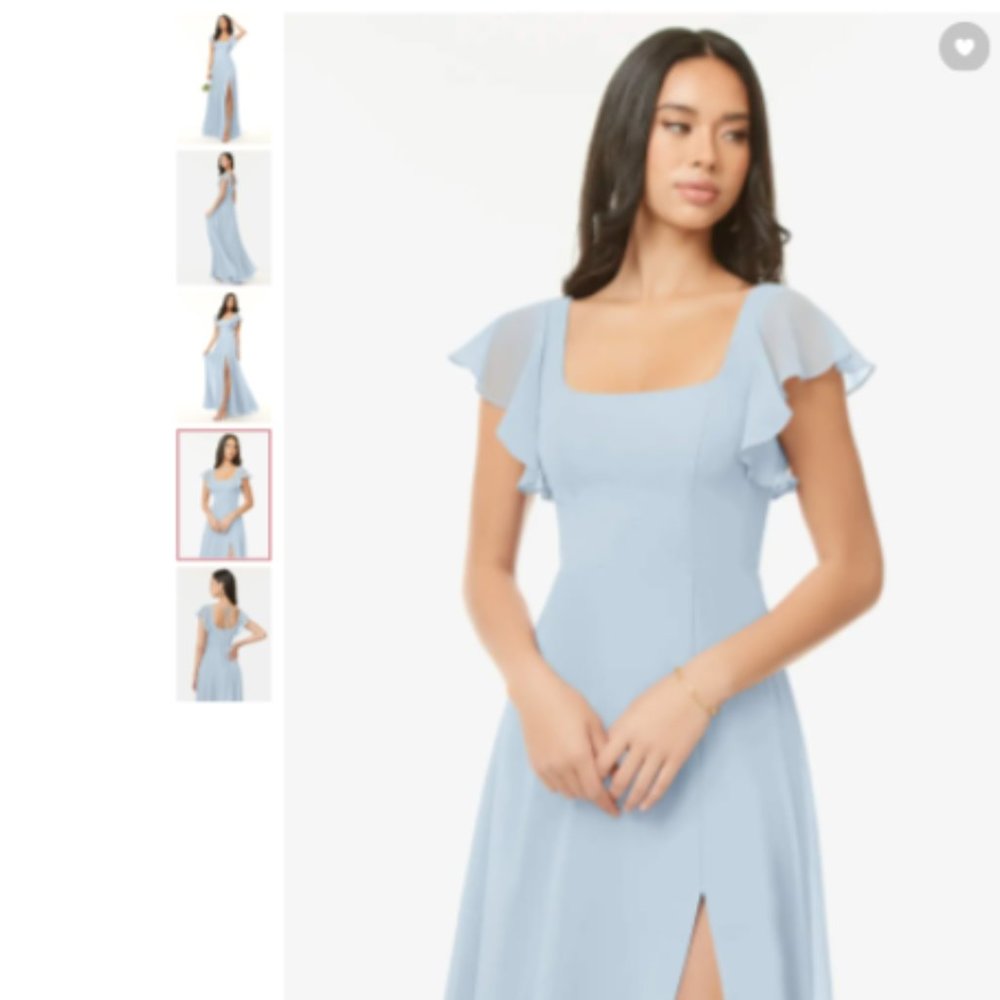 Azazie Bondi bridesmaid dress in mist!